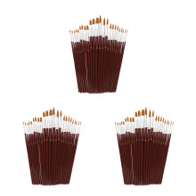 72Pcs Gouache Painting Brush Set Wooden Handle Durable and Comfortable