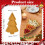 6Pièces Plateau Sapin De Multi Compartiments Marron Clair 3