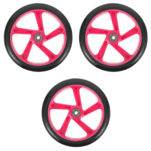 3Pièces Roues Flexibles En PU Pour Fauteuil