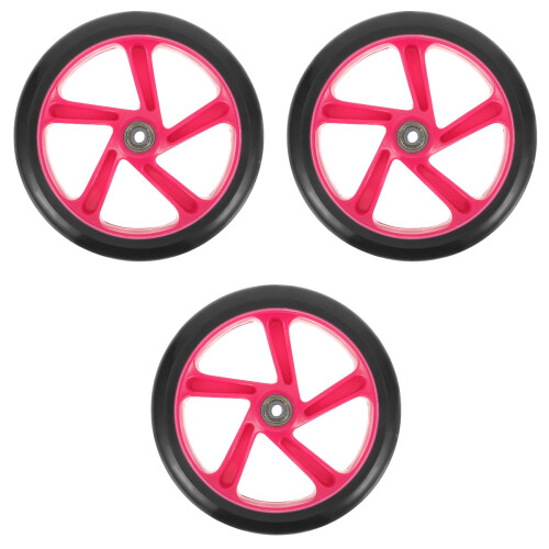 3Pièces Roues Flexibles En PU Pour Fauteuil