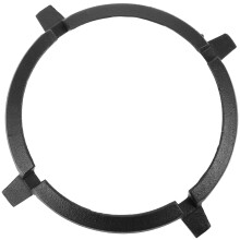 1Pc Black Cast Iron Gas Stove Rack Non-Slip Wok Support for Home