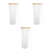 150Pcs Delicate Plastic Flagpoles for Decorative Handheld Flag Use