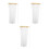 150Pcs Delicate Plastic Flagpoles for Decorative Handheld Flag Use 1
