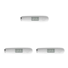 3Pcs White Skin Tester Durable ABS Material Personal Skin Care Tool