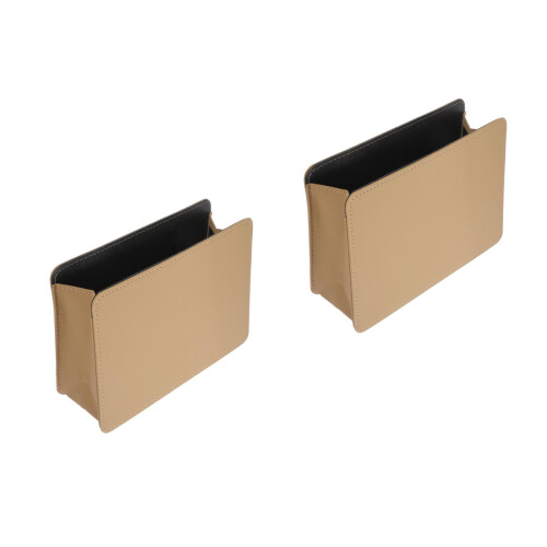 2Pcs Small Car Trash Bin Portable Mini Garbage Can Accessories