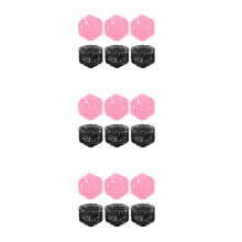 18Pcs Double-Sided Foldable Portable Makeup Mirrors Assorted Colors