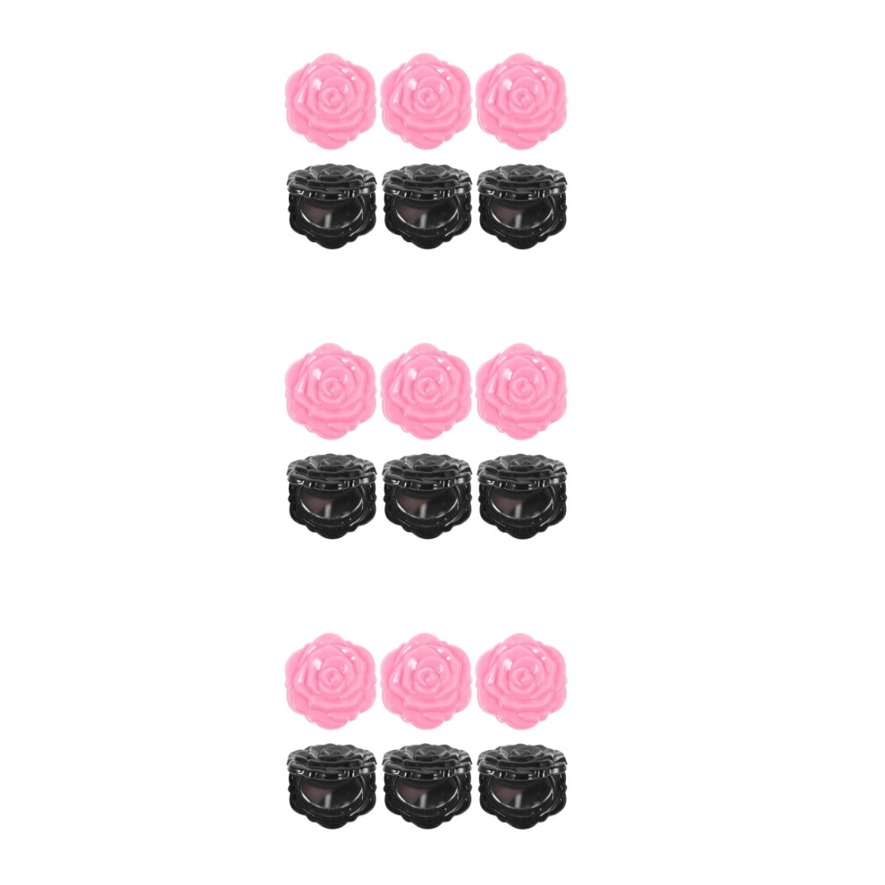 Inoomp 18Pcs Double-Sided Foldable Portable Makeup Mirrors Assorted Colors