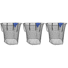 3Pcs Black Polyester Football Net for Indoor Football Skill Practice