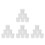 24Pcs Reusable White Plastic Paint Buckets with High-Sealing Lids 6