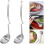 10Pcs Silver Stainless Steel Scoop Soup Ladle Multi-Use Kitchen Tool 8