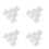 24Pcs Reusable White Plastic Paint Buckets with High-Sealing Lids 9