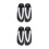 2Paires Chaussures Créatives Sabots Antidérapants Blancs 8