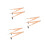 6Pcs Khaki Wood Compass for Drawing Teaching Geometry Precision Tool 5