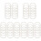 50Packs Classic Folk Guitar Nylon Strings White Coated Replacement Set 1
