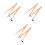 6Pcs Khaki Wood Compass for Drawing Teaching Geometry Precision Tool 7