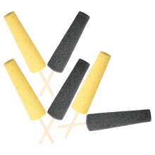 6Pcs Ceramic Sponge Sticks for Pottery Clay Smoothing and Repair Tools