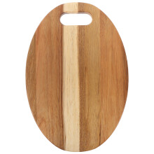 Khaki Wood Cutting Board Portable Small Charcuterie Serving Board