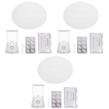 3Sets Fruit Vegetable Masks Maker White DIY Skin Care Mask Making Tool