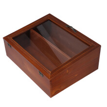 2Pcs Dark Red Storage Box Cup Holder and Sundries Organizer