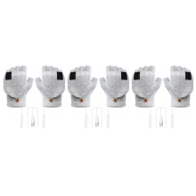 3 Pairs Rechargeable Electric Heating Gloves Cold Weather Heater