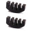 2Pcs Violin Practice Mute Rubber Coated Black Sound Reduction Tool 1