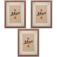 3Pcs Wood Photo Frames Multi Color Decorative Picture Frames for Home