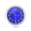 2Pièces Horloges Auto Bleues Compactes Avec Aiguilles Lumineuses 2