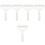 5Pcs White Dough Docker Roller for Baking Pizza Pastry Hole Puncher 1