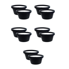 10Pcs Vehicles Speaker Cover Black ABS Waterproof Auto Speaker Pad