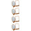 8Pcs Small Wooden Table Mirror Portable Folding Mirror 8