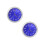2Pièces Horloges Auto Bleues Compactes Avec Aiguilles Lumineuses 8