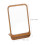 8Pcs Small Wooden Table Mirror Portable Folding Mirror 9