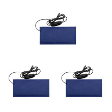 3Pcs Blue Pet Heating Mats Waterproof Durable Dog Cat Heating Pads