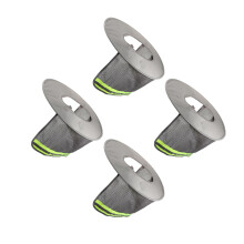 4Pcs Grey Hard Hat Neck Shade Full Brim Sun Visor Reflective Outdoor