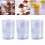 10 Pièces Mousse Transparent Épais Pour Dessert 3