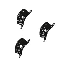 3St Zwart Plastic Violinbrug Sjabloon Praktisch Guitar Meetinstrument