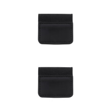 2Pcs Black Sticky PU Pen Holder Practical Anti-Lost Pen Sleeve