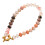 2Pcs Handmade Boho Beaded Bracelets for Women Natural Stone Adjustable 3