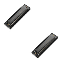 2Pcs 10-Hole Harmonica Musical Instrument For Students