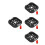 4Pcs Storage Gas Tank Base Tray Movable with Black Plastic Wheels 1