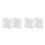 4 Pcs Hollow Out Book Ends Desktop Organizer For Home 1