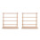 2Pcs Wood Thread Organizer Rack Ribbon Spool Storage Stand for Sewing 1