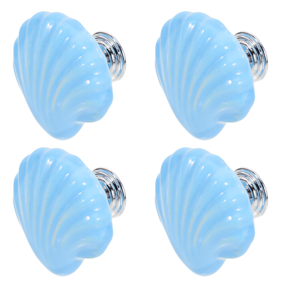 12Pcs Blue Porcelain Drawer Knobs Durable Cabinet Pull Handles 3703116084083
