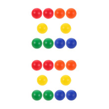 20Pcs Assorted PU Paddle Balls Beach Game Set for Kids and Adults Play