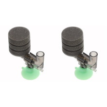 2Pcs Quiet Mini Sponge Filter Black Biochemical Fish Tank Water Filter