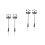 4Pièces Lampes Miniatures Multi Pour Décor Maison De Élégant 1