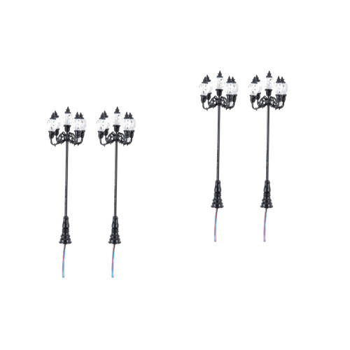 4Pièces Lampes Miniatures Multi Pour Décor Maison De Élégant