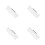4Pcs Portable Clear Plastic Seed Organizer Storage Boxes with Handle 8