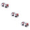3Pcs Multi Color Mini Finger Cymbals Durable for Kids 1