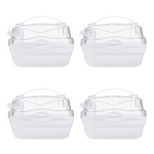 4Pièces Cage Hamster Portable , Transport Extérieur Respirante